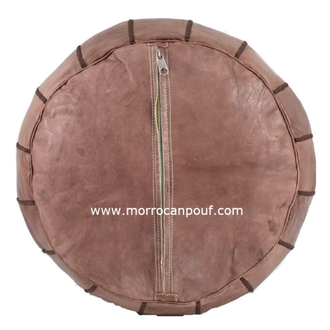 Moroccan Pouf - Chocolate Brown Colour