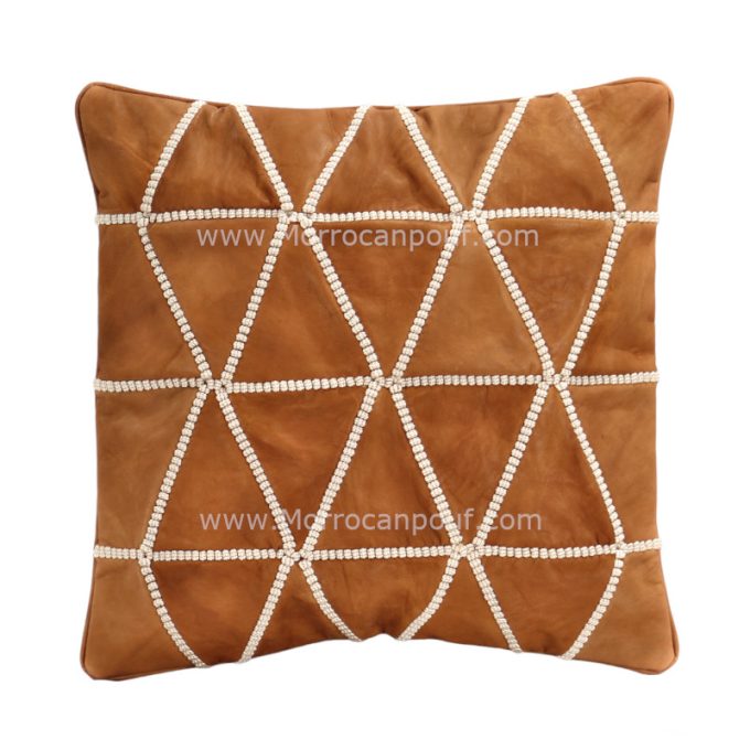 Moroccan Leather Pillow